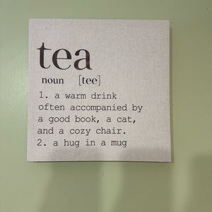 Tea wall art